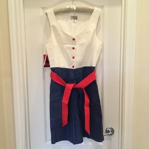 Retro '50s Style Rockabilly Sailor Dress